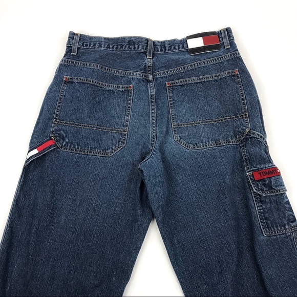 tommy hilfiger patch jeans